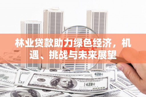 灌云林业贷款助力绿色经济，机遇、挑战与未来展望