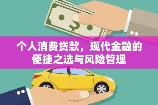 灌云个人消费贷款，现代金融的便捷之选与风险管理
