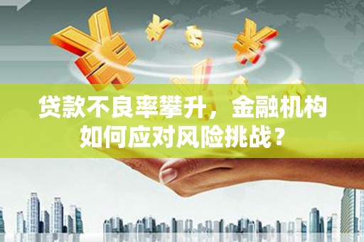 灌云贷款不良率攀升，金融机构如何应对风险挑战？