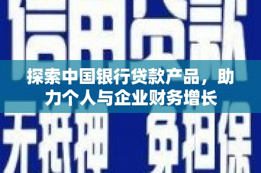 灌云探索中国银行贷款产品，助力个人与企业财务增长