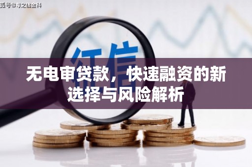 灌云无电审贷款，快速融资的新选择与风险解析
