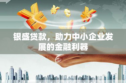 灌云银盛贷款，助力中小企业发展的金融利器