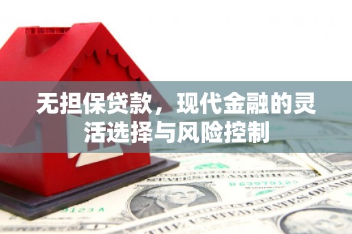 灌云无担保贷款，现代金融的灵活选择与风险控制