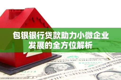 灌云包银银行贷款助力小微企业发展的全方位解析 灌云包银银行贷款助力小微企业发展的全方位解析