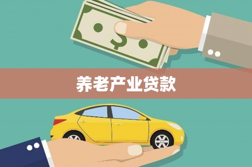 灌云养老产业贷款