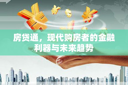 灌云房贷通，现代购房者的金融利器与未来趋势