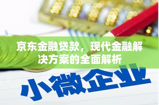 灌云京东金融贷款，现代金融解决方案的全面解析