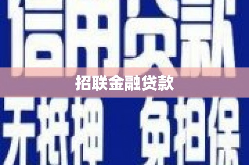 灌云招联金融贷款