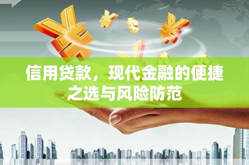 灌云信用贷款，现代金融的便捷之选与风险防范