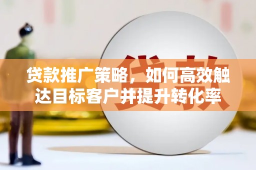 灌云贷款推广策略，如何高效触达目标客户并提升转化率