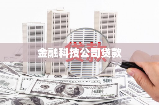 灌云金融科技公司贷款