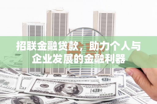 灌云招联金融贷款，助力个人与企业发展的金融利器