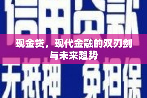 灌云现金贷，现代金融的双刃剑与未来趋势