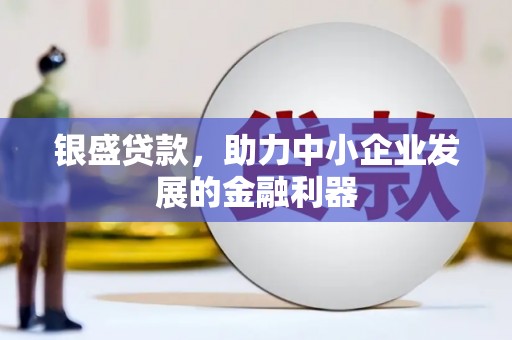 灌云银盛贷款，助力中小企业发展的金融利器