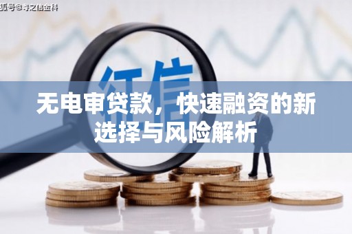 灌云无电审贷款，快速融资的新选择与风险解析