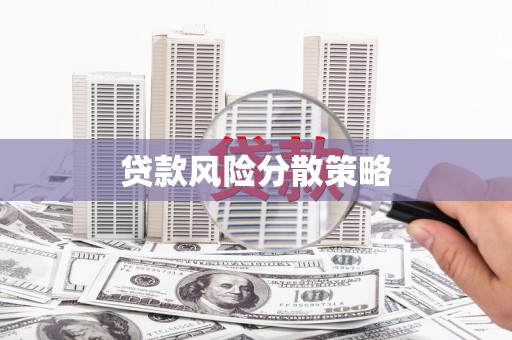 灌云贷款风险分散策略