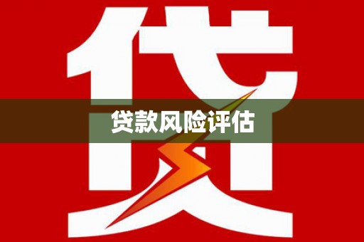灌云贷款风险评估