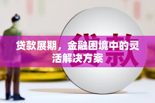 灌云贷款展期，金融困境中的灵活解决方案