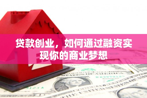 灌云贷款创业，如何通过融资实现你的商业梦想