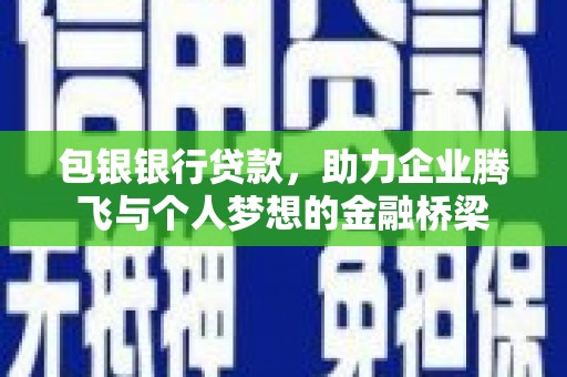 灌云包银银行贷款，助力企业腾飞与个人梦想的金融桥梁