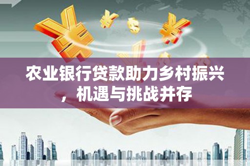 灌云农业银行贷款助力乡村振兴，机遇与挑战并存