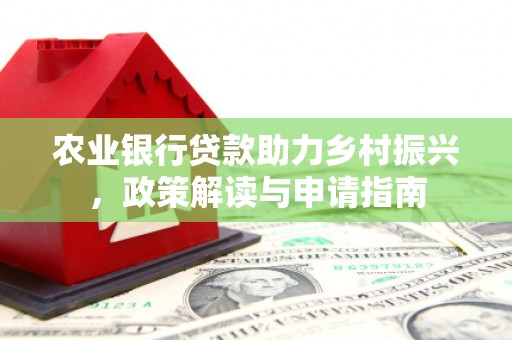 灌云农业银行贷款助力乡村振兴，政策解读与申请指南