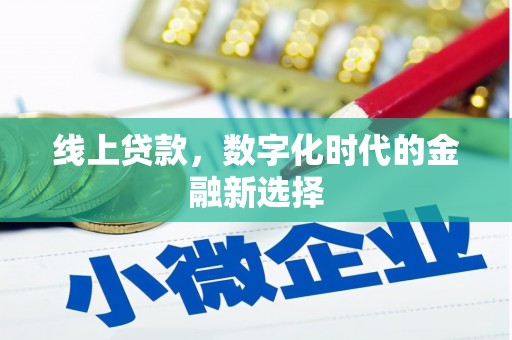 灌云线上贷款，数字化时代的金融新选择