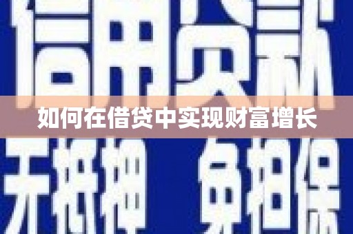 灌云如何在借贷中实现财富增长